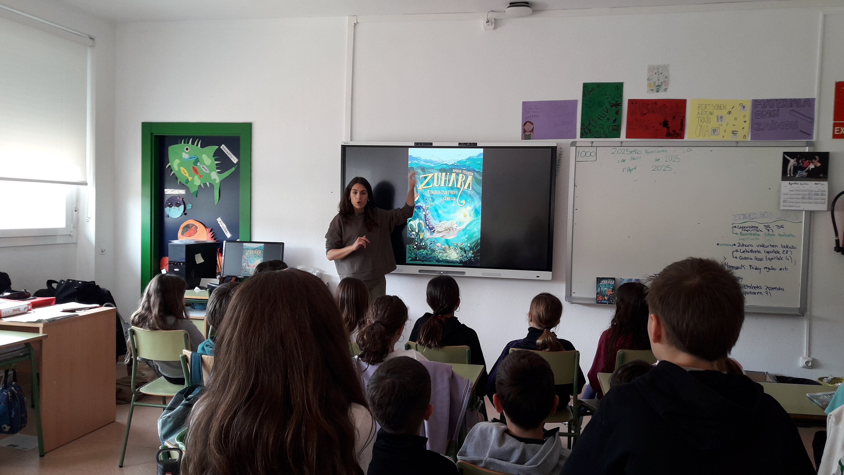 Visita de Amaia Tellería